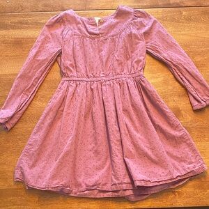 Carters Girls long sleeve Swiss dot dress